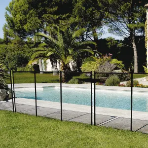 Barriera rimovibile per piscina esterna-2